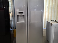 Amerikaanse koelkast no frost, samsung a+++, grijs / chroom