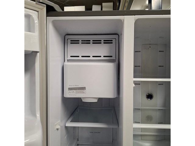 Amerikaanse koelkast no frost, samsung a+++, rs21dasm, grijs / chroom - afbeelding 3 van  6
