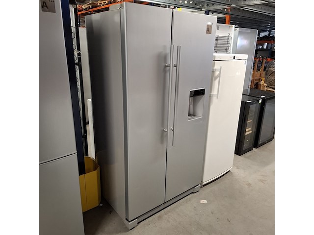 Amerikaanse koelkast, samsung, rsa1whpe | nofrost | a+++, grijs / chroom - afbeelding 1 van  9