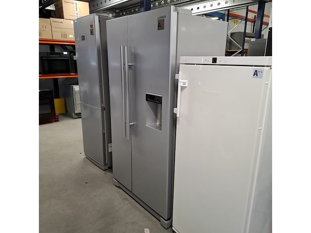 Amerikaanse koelkast, samsung, rsa1whpe | nofrost | a+++, grijs / chroom - afbeelding 2 van  9