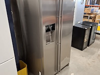 Amerikaanse koelkast, samsung, rsh1utrs | nofrost | a+++, grijs / chroom - afbeelding 1 van  11