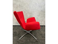 Amerland - draaibare wachtkamerstoel - warm rood - afbeelding 5 van  7