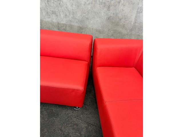 Amerland - kunstlederen sofa 2-delig - afbeelding 6 van  10