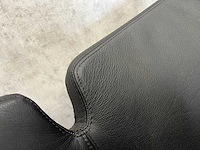 Amerland - lederen draaibare design fauteuil - afbeelding 2 van  8