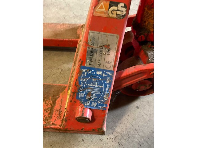 Amerland hydraulische palletwagen - afbeelding 5 van  7