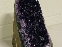 Amethist druse met gepolijste randen, paars - afbeelding 3 van  4