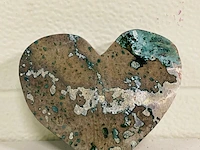 Amethist hart met chalcedoon rand - afbeelding 4 van  5