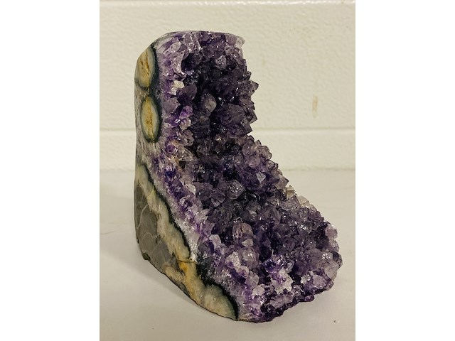 Amethist met gepolijste randen (uru), paars - afbeelding 2 van  5