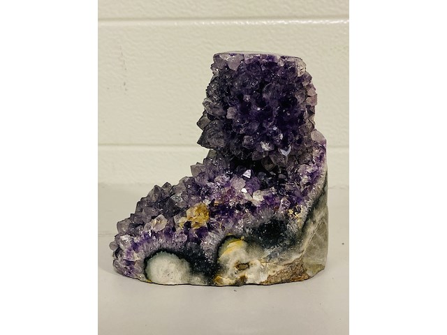 Amethist met gepolijste randen (uru), paars - afbeelding 4 van  5