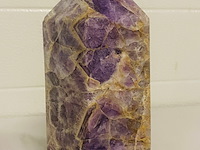 Amethist obelisk 6 -zijdig - afbeelding 4 van  6