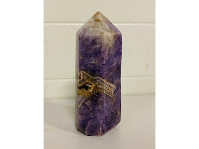 Amethist obelisk (6-zijdig) - afbeelding 1 van  5