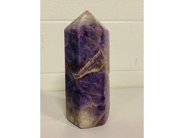Amethist obelisk (6-zijdig) - afbeelding 3 van  5