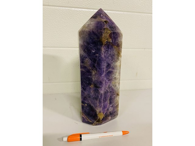 Amethist obelisk xl - afbeelding 1 van  6