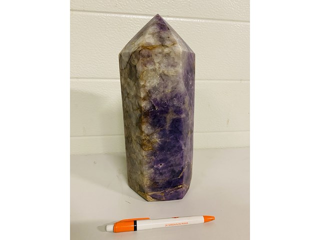 Amethist obelisk xl - afbeelding 2 van  6
