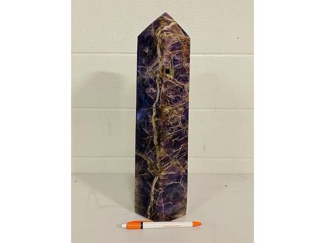 Amethist obelisk xxl - afbeelding 5 van  5