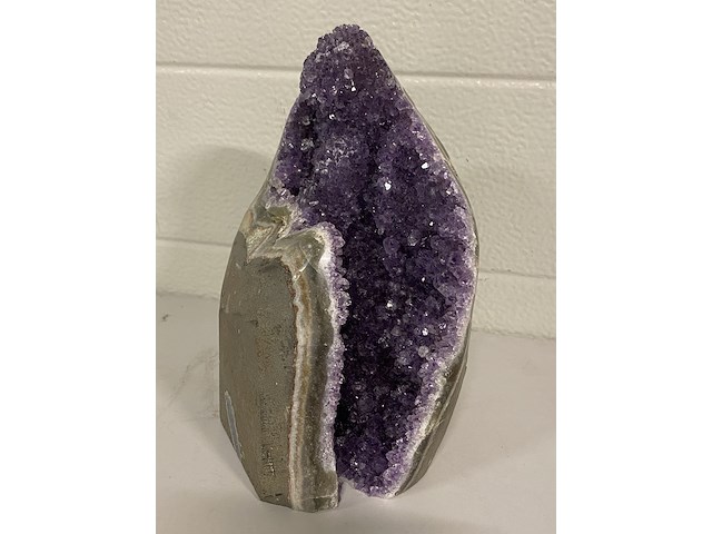 Amethist staande druse uruguay - afbeelding 2 van  5