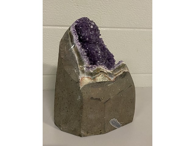 Amethist staande druse uruguay - afbeelding 3 van  5