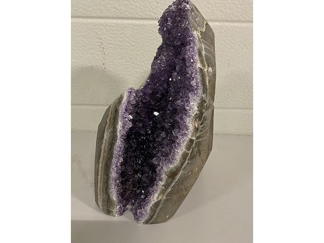 Amethist staande druse uruguay - afbeelding 4 van  5