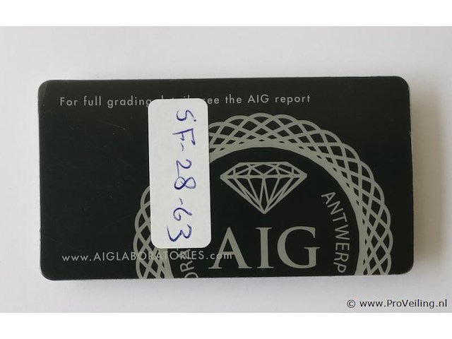 Amethyst 1.59ct aig certified - afbeelding 2 van  4