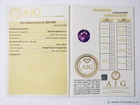 Amethyst 1.59ct aig certified - afbeelding 4 van  4