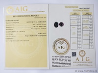 Amethyst 24.89ct aig certified - afbeelding 4 van  4