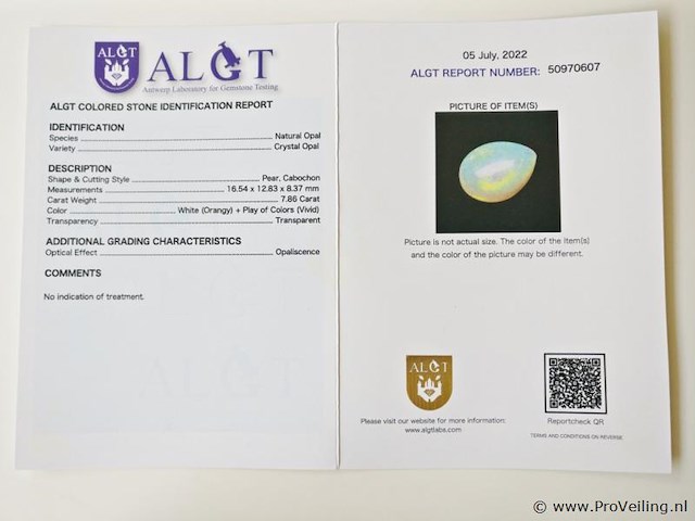 Amethyst 50.88ct aig certified - afbeelding 6 van  6