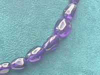 Amethyst zilveren collier - afbeelding 2 van  5