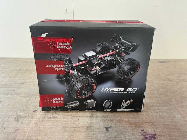 Amewi hyper go 1/14 r/c brushless 4wd truggy educatief - afbeelding 2 van  8