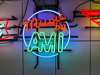 Ami glas neon decoratie - afbeelding 2 van  2