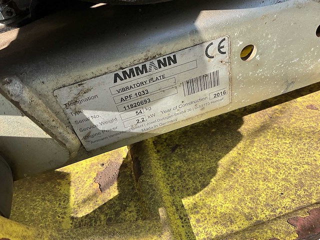 Amman apf1033 / atr60p trilplaat / trilstamper (3x) - afbeelding 4 van  7