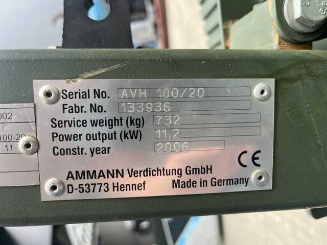 Ammann avh-100-20 trilplaat - afbeelding 4 van  15
