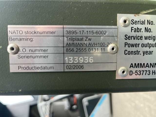 Ammann avh-100-20 trilplaat - afbeelding 5 van  15