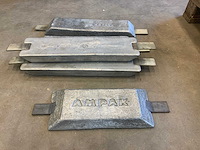 Ampak zink anodes met laslip (5x) - afbeelding 2 van  3