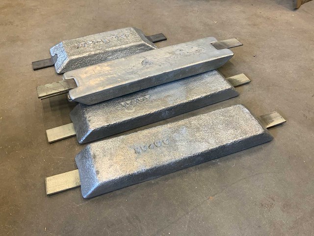 Ampak zink anodes met laslip (5x) - afbeelding 3 van  3
