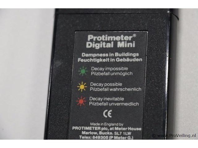 Amphenol digital mini vochtmeter voor gebouwen bld5702 - afbeelding 3 van  6