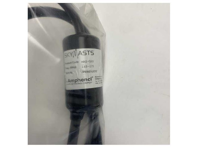 Amphenol mh2-160 marine 2-way coaxial power splitter cable 145-175 mhz - afbeelding 4 van  4
