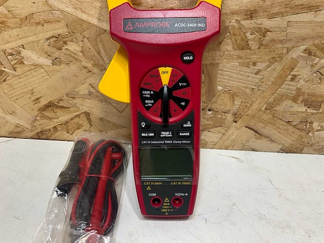 Amprobe acdc-3400 ind ampere meter - afbeelding 3 van  3