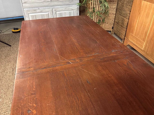 Amsterdam houten eetkamertafel - afbeelding 8 van  10