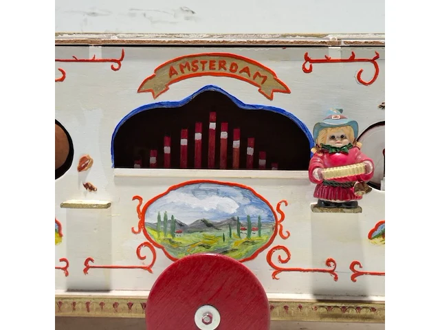 Amsterdamse orgel wagen met pioneer stereo systeem - handgemaakt - afbeelding 5 van  8