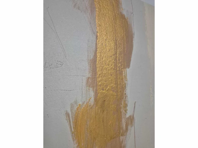 Ana nunez - acryl/mixed media op doek - 60 x 60 - afbeelding 3 van  4