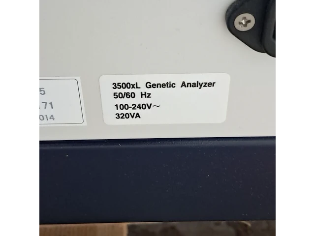 Analysesysteem, applied biosystems hitachi, 3500xl genetic analyzer, 2013 - afbeelding 6 van  7