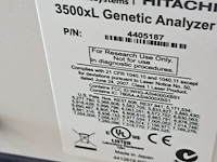 Analysesysteem, applied biosystems hitachi, 3500xl genetic analyzer, 2014 - afbeelding 6 van  9