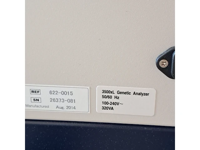 Analysesysteem, applied biosystems hitachi, 3500xl genetic analyzer, 2014 - afbeelding 8 van  9