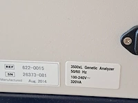 Analysesysteem, applied biosystems hitachi, 3500xl genetic analyzer, 2014 - afbeelding 8 van  9
