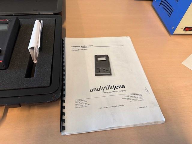 Analytik jena uvx radiometer uv-stralingsmeter - afbeelding 4 van  4