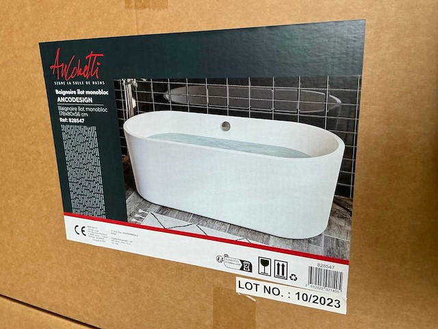 Anconetti ancodesign 828547 vrijstaande bad - afbeelding 4 van  5