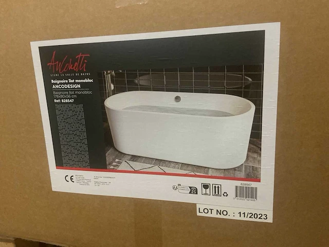 Anconetti ancodesign vrijstaande bad - afbeelding 4 van  4