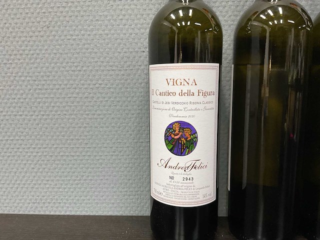 Andrea felici il cantico verdicchio riserva 2020 (3x) - afbeelding 2 van  3