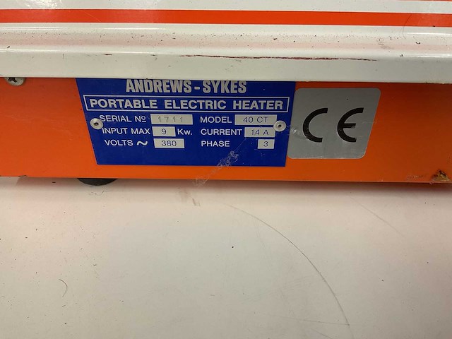 Andrews - sykes 40ct heater - afbeelding 4 van  4