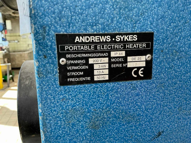 Andrews de25 heater - afbeelding 2 van  3
